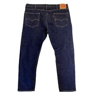 Levi's 502 Straight Fit Dark Blue Men's Jeans Denim Regular Classic